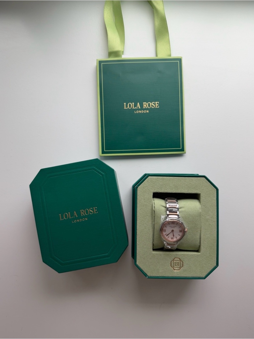 Lola Rose Pink Dial Women's Bracelet Watch